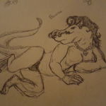 Belinda - part gator, part boar, all woman. Belinda - part gator, part boar, all woman.