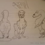 The uncanny combination of swan and rat, the swat, from 3 views. swat