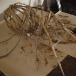 A spider sculpture I made from twigs and hot glue, one of my preferred sculpture mediums. A spider sculpture I made from twigs and hot glue, one of my preferred sculpture mediums.